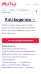 Mobile Screenshot of anti-eugenics.meetup.com