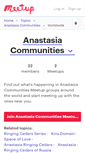 Mobile Screenshot of anastasia-communities.meetup.com