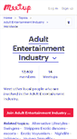 Mobile Screenshot of adultent.meetup.com