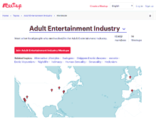 Tablet Screenshot of adultent.meetup.com