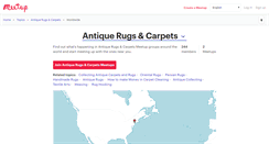 Desktop Screenshot of antique-rugs-carpets.meetup.com
