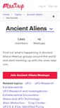 Mobile Screenshot of ancient-aliens.meetup.com
