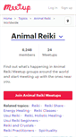 Mobile Screenshot of animal-reiki.meetup.com