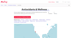 Desktop Screenshot of antioxidants-wellness.meetup.com