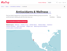 Tablet Screenshot of antioxidants-wellness.meetup.com