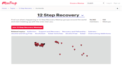 Desktop Screenshot of 12-step-recovery.meetup.com
