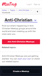 Mobile Screenshot of anti-christian.meetup.com