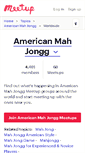 Mobile Screenshot of american-mah-jongg.meetup.com