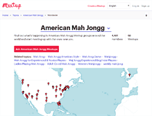 Tablet Screenshot of american-mah-jongg.meetup.com