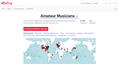 Desktop Screenshot of amateur-musicians.meetup.com