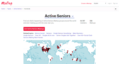 Desktop Screenshot of active-seniors.meetup.com