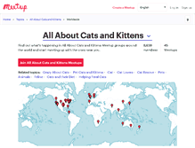 Tablet Screenshot of all-about-cats-and-kittens.meetup.com