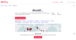 Desktop Screenshot of aircraft.meetup.com