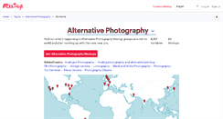 Desktop Screenshot of alternative-photography.meetup.com