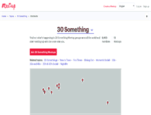 Tablet Screenshot of 30-something.meetup.com