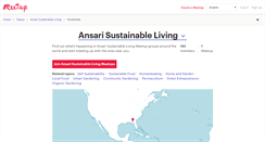 Desktop Screenshot of ansari-sustainable-living.meetup.com
