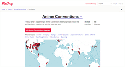 Desktop Screenshot of anime-conventions.meetup.com
