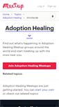 Mobile Screenshot of adoption-healing.meetup.com
