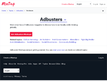 Tablet Screenshot of adbusters.meetup.com