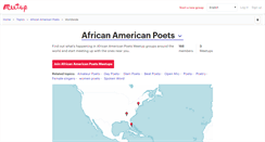 Desktop Screenshot of african-american-poets.meetup.com