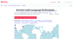 Desktop Screenshot of ancient-latin-language-enthusiasts.meetup.com