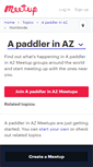 Mobile Screenshot of a-paddler-in-az.meetup.com