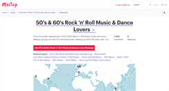 Desktop Screenshot of 50s-60s-rock-n-roll-music-dance-lovers.meetup.com