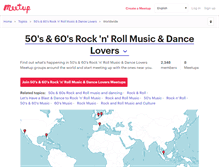 Tablet Screenshot of 50s-60s-rock-n-roll-music-dance-lovers.meetup.com