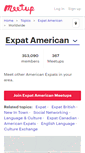 Mobile Screenshot of american.meetup.com