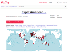 Tablet Screenshot of american.meetup.com