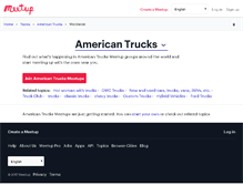 Tablet Screenshot of american-trucks.meetup.com