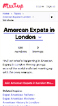 Mobile Screenshot of amercan-expats-in-london.meetup.com