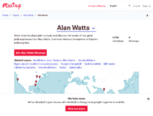 Tablet Screenshot of alanwatts.meetup.com