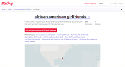 Desktop Screenshot of african-american-girlfriends.meetup.com