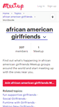 Mobile Screenshot of african-american-girlfriends.meetup.com