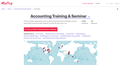 Desktop Screenshot of accounting-training-seminar.meetup.com