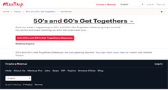 Desktop Screenshot of 50s-and-60s-get-togethers.meetup.com