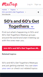 Mobile Screenshot of 50s-and-60s-get-togethers.meetup.com
