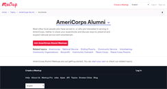 Desktop Screenshot of americorpsalumni.meetup.com