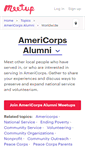 Mobile Screenshot of americorpsalumni.meetup.com