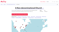 Desktop Screenshot of a-non-denominational-church.meetup.com