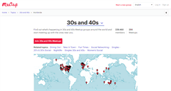 Desktop Screenshot of 30s-and-40s.meetup.com
