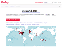 Tablet Screenshot of 30s-and-40s.meetup.com