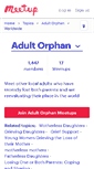 Mobile Screenshot of adultorphan.meetup.com