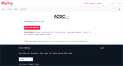 Desktop Screenshot of acdc.meetup.com