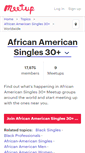 Mobile Screenshot of african-american-singles-30.meetup.com