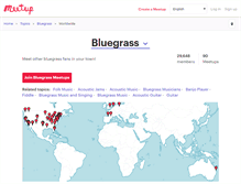 Tablet Screenshot of amerikanischer-bluegrass.meetup.com