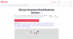 Desktop Screenshot of african-american-small-business-owners.meetup.com