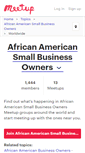 Mobile Screenshot of african-american-small-business-owners.meetup.com