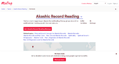 Desktop Screenshot of akashic-record-reading.meetup.com